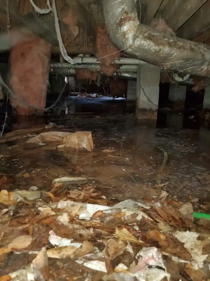 Crawl space flood assessment for Commercial Water Damage Restoration in Brownwood